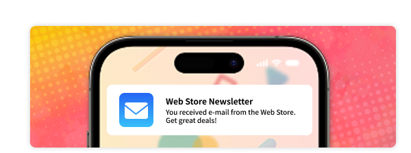 Receive the latest information about sales, campaigns, coupons, and more by email.