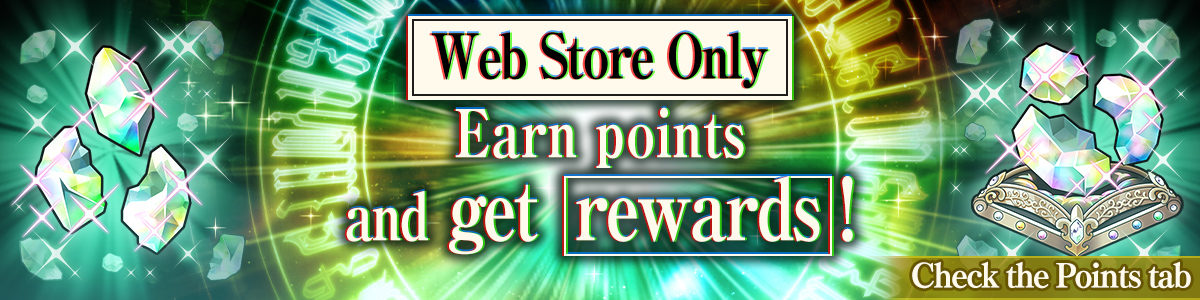 Web Store Only! Earn points and get rewards!